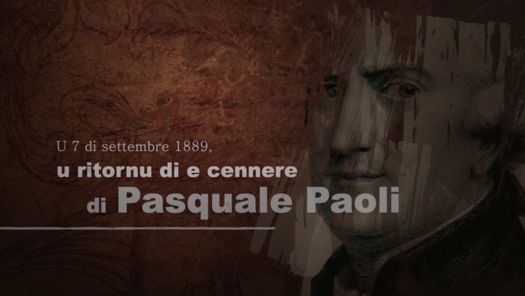 Le retour des cendres de Pasquale Paoli